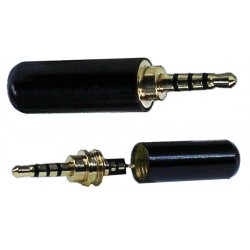 25M 4PMG Pro.fi.con golden plated metallic male plug 2.5mm 4p αρίστης ποιότητας επίχρυσο αρσενικό μεταλλικό φις